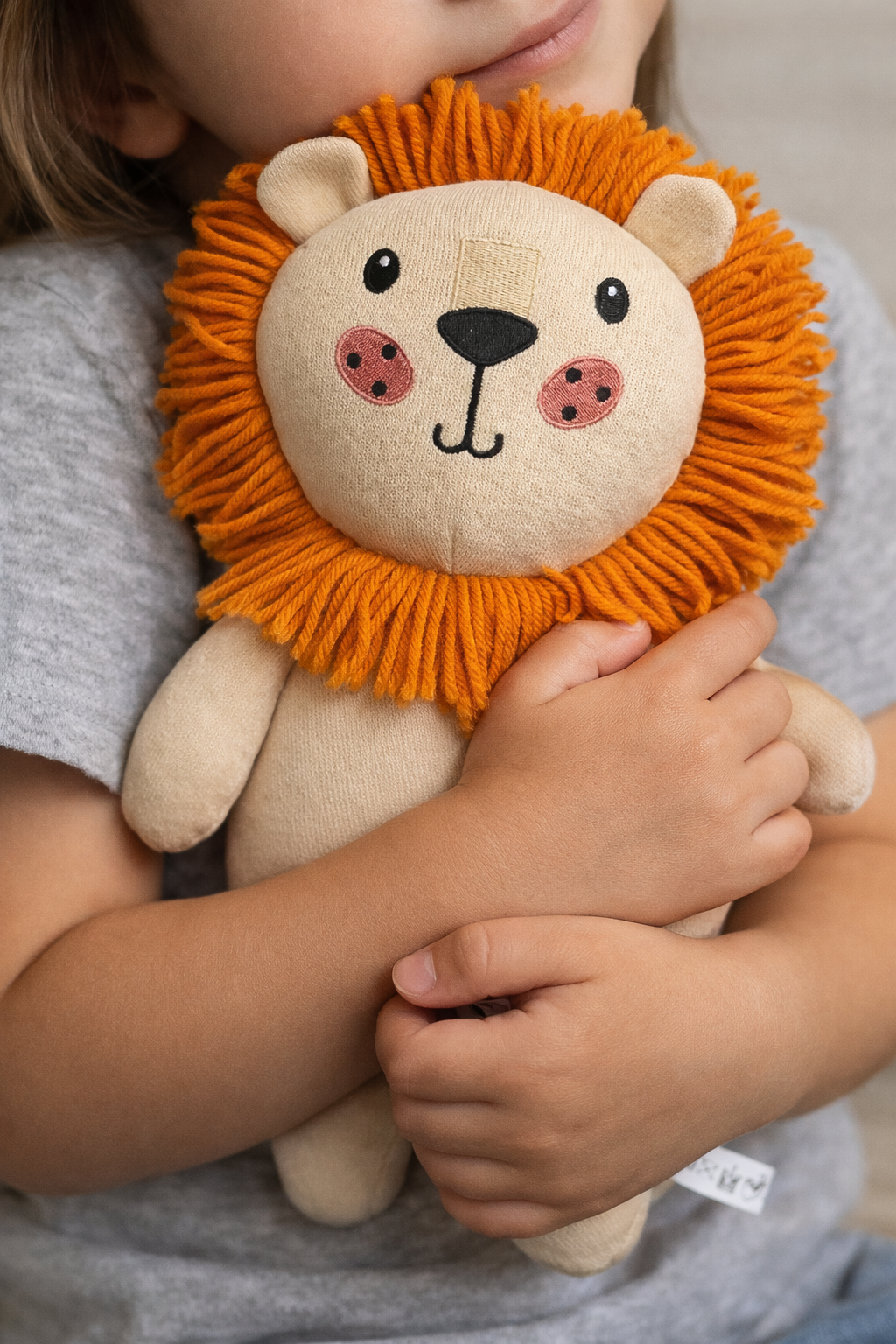 Personalisiertes Kuscheltier - Löwe