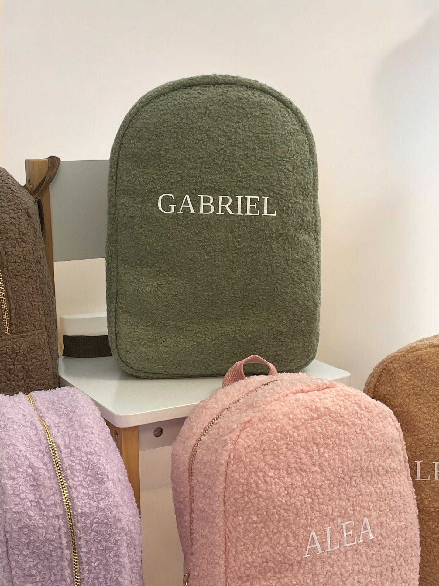 Teddyfleece-Rucksack - personalisierbar