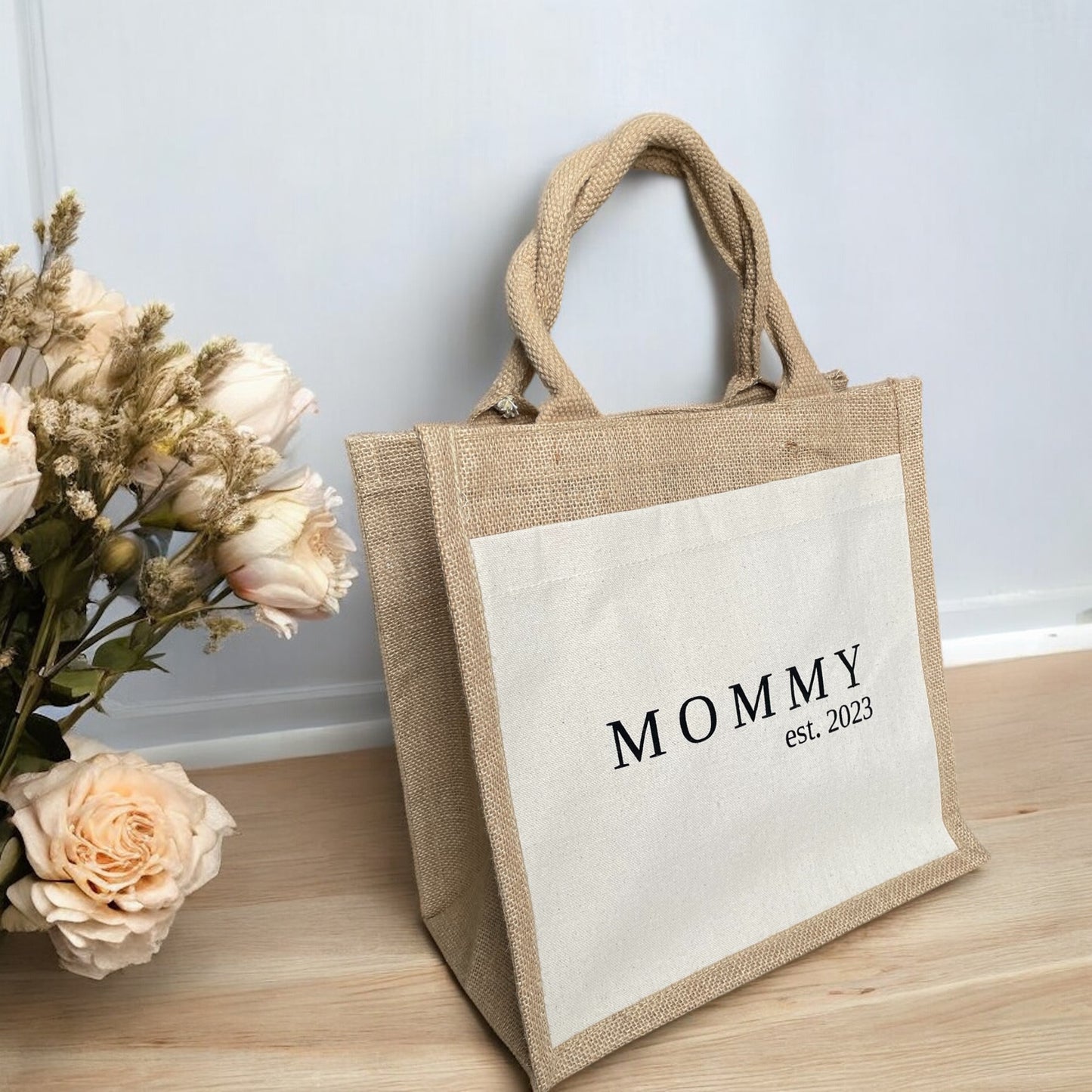 Jutetasche Mommy / Wifey - personalisierbar