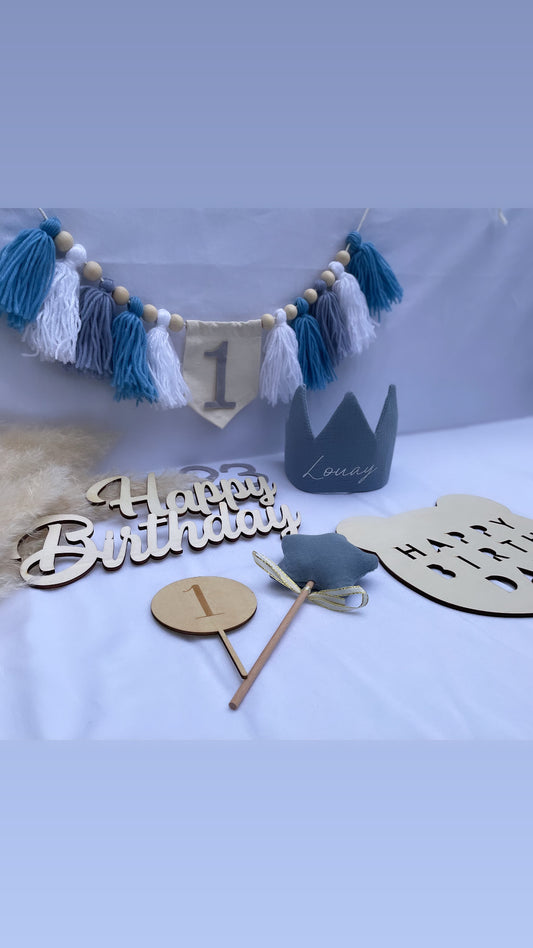 Kindergeburtstag - Dekorationsset  6-teilig