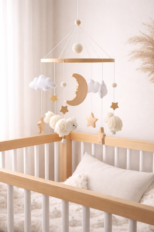 Baby Mobile - Schafe