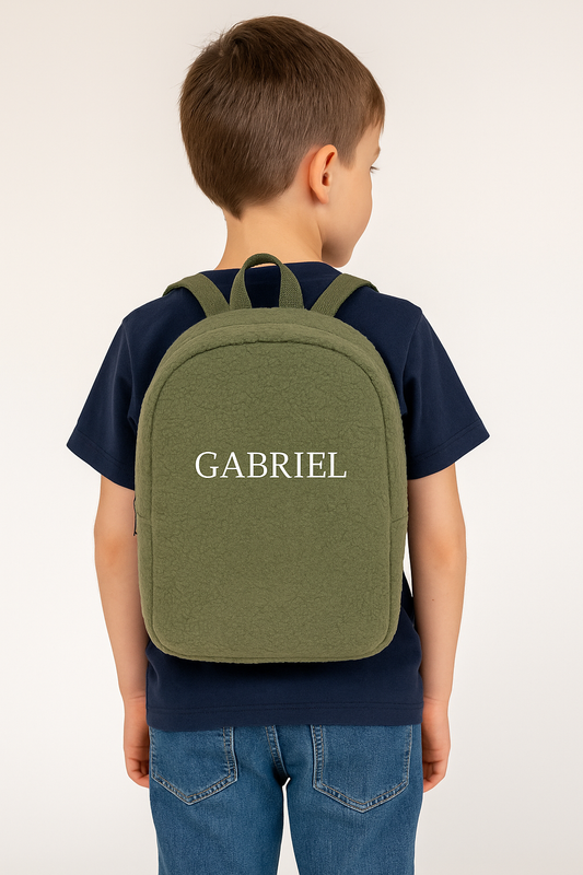 Teddyfleece-Rucksack - personalisierbar