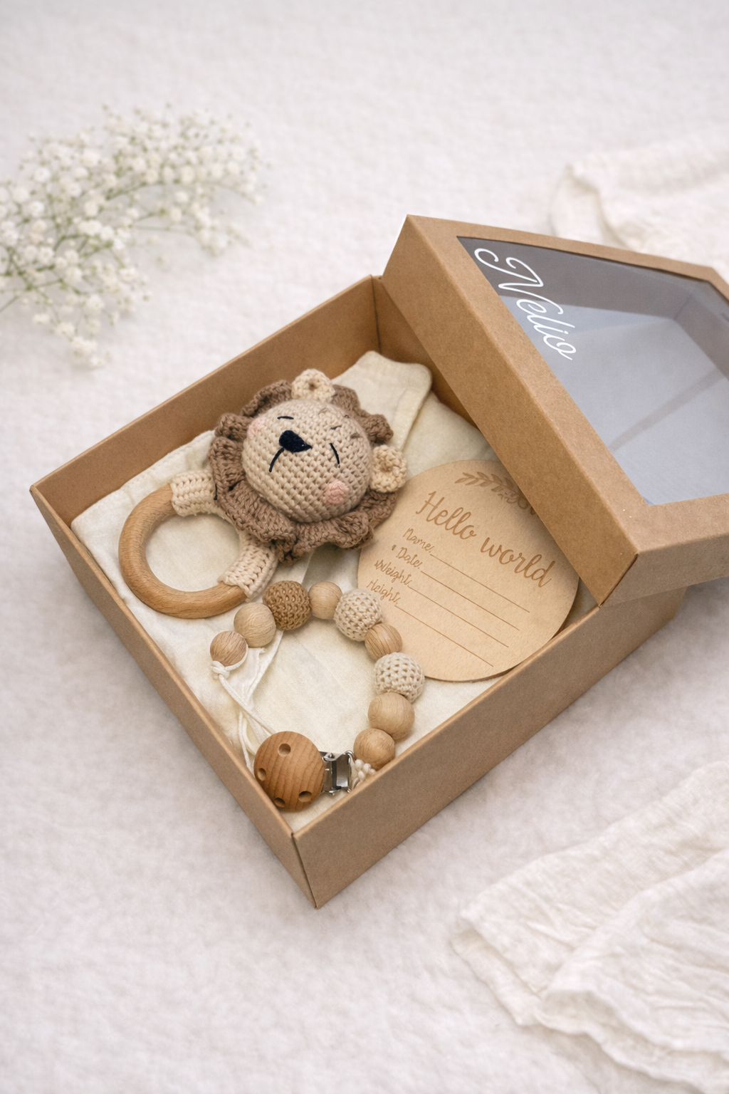 Geschenkset 5-teilig - Löwe