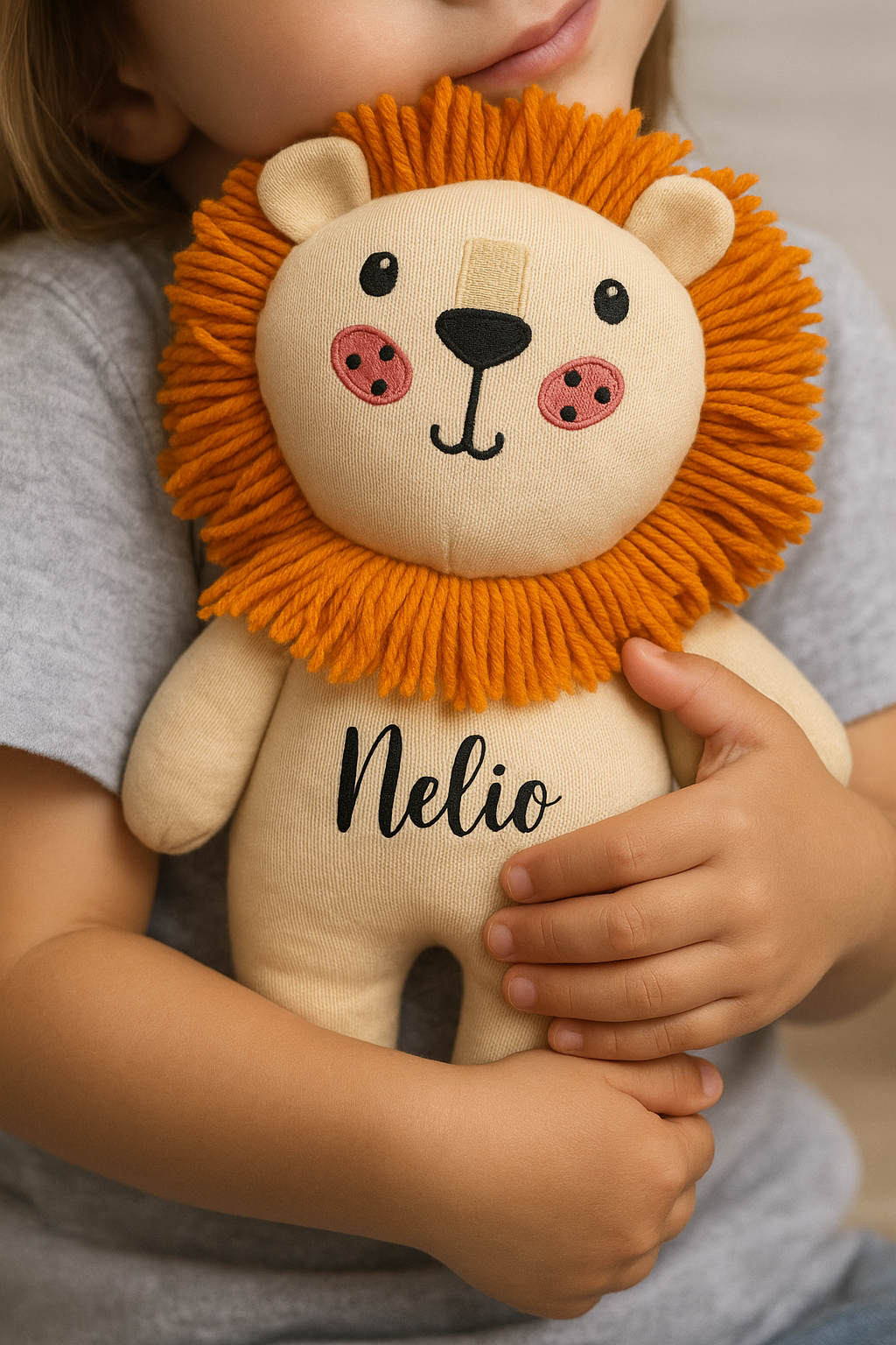 Personalisiertes Kuscheltier - Löwe
