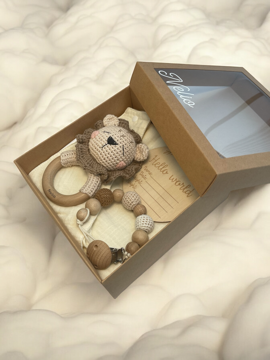 Geschenkset 5-teilig - Löwe