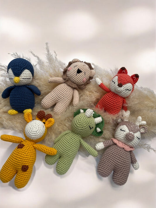 Gehäkeltes Kuscheltier - verschiedene Variationen