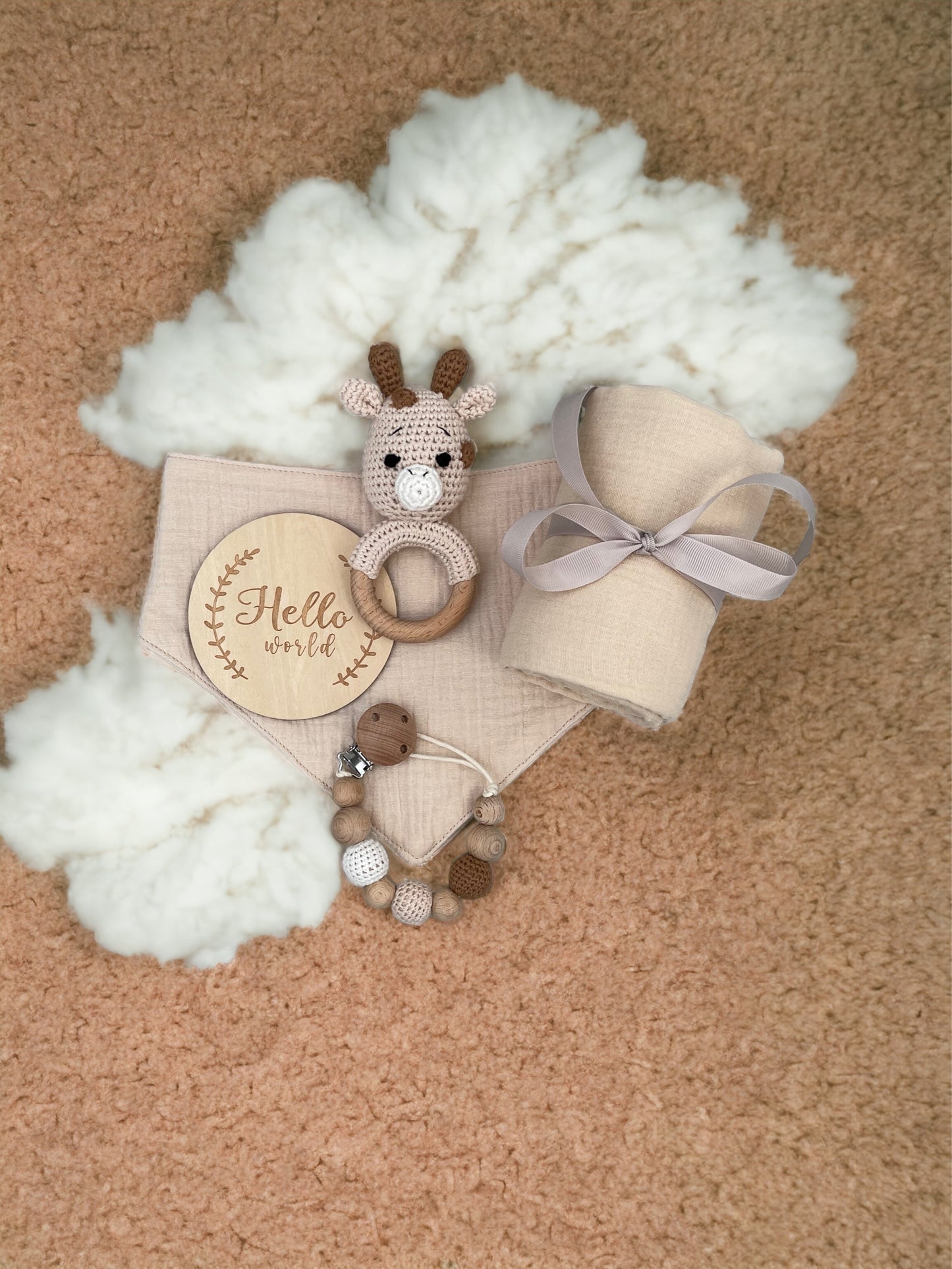 Geschenkset 5-teilig - Giraffe