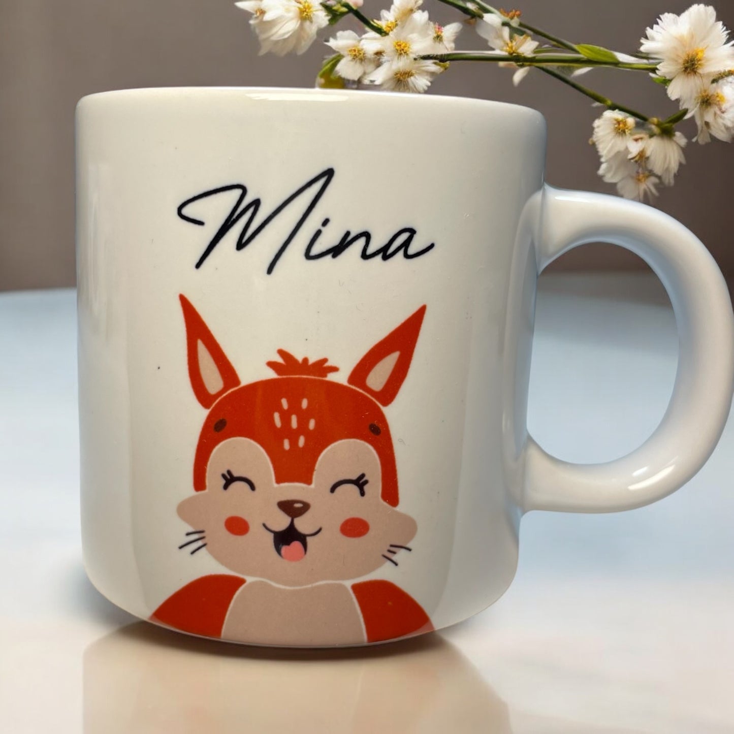 Kindertasse Tiermotive - personalisierbar