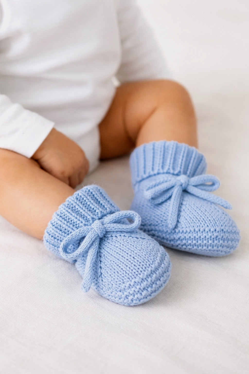 Handgestrickte Baby-Söckchen